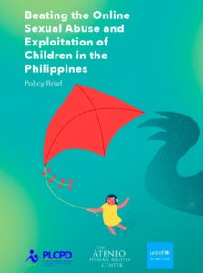 [Policy Brief] Beating Online Sexual Abuse and Exploitation of Children ...